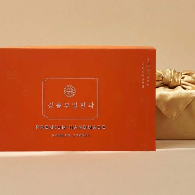강릉몰,강릉부일한과 소담 명절 수제한과 약과 선물세트(2단)